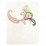 Etro T-Shirt Girocollo Tinta Unita con Ricamo per Bambina GW8A71 PANNA ETRO 