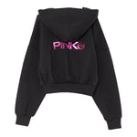 PINKO felpa tinta unita con zip e cappuccio Nero per Bambina F4PIJGZH089 NERO PINKO 