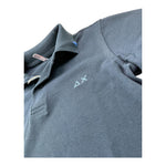 Sun68 Polo Mezza Manica Tinta Unita con Logo per Bambino A35301 BLU SUN68 