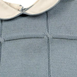 Le Coconne Pagliaccetto Tinta Unita con Colletto per Neonato LCN2567 AZZURRO LE COCONNE 