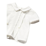 Mayoral Completo 3 Pezzi Bermuda-Camicia-Cintura per Neonato 1214 BIANCO/BEIGE MAYORAL 