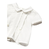 Mayoral Completo 3 Pezzi Bermuda-Camicia-Cintura per Neonato 1214 BIANCO/BEIGE MAYORAL 