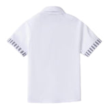 Sarabanda Camicia Tinta Unita con Cravatta per Neonato 0B132N BIANCO SARABANDA 