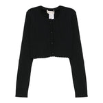 Twinset Cardigan Tinta Unita per Bambina 251GJ3405X NERO TWINSET 