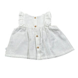 Babyvip Camicia Tinta Unita Giromanica per Neonata T1355 BIANCO BABYVIP 