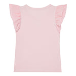 Guess T-Shirt Tinta Unita con Tulle per Neonata K5RI22K6YW4N ROSA GUESS 
