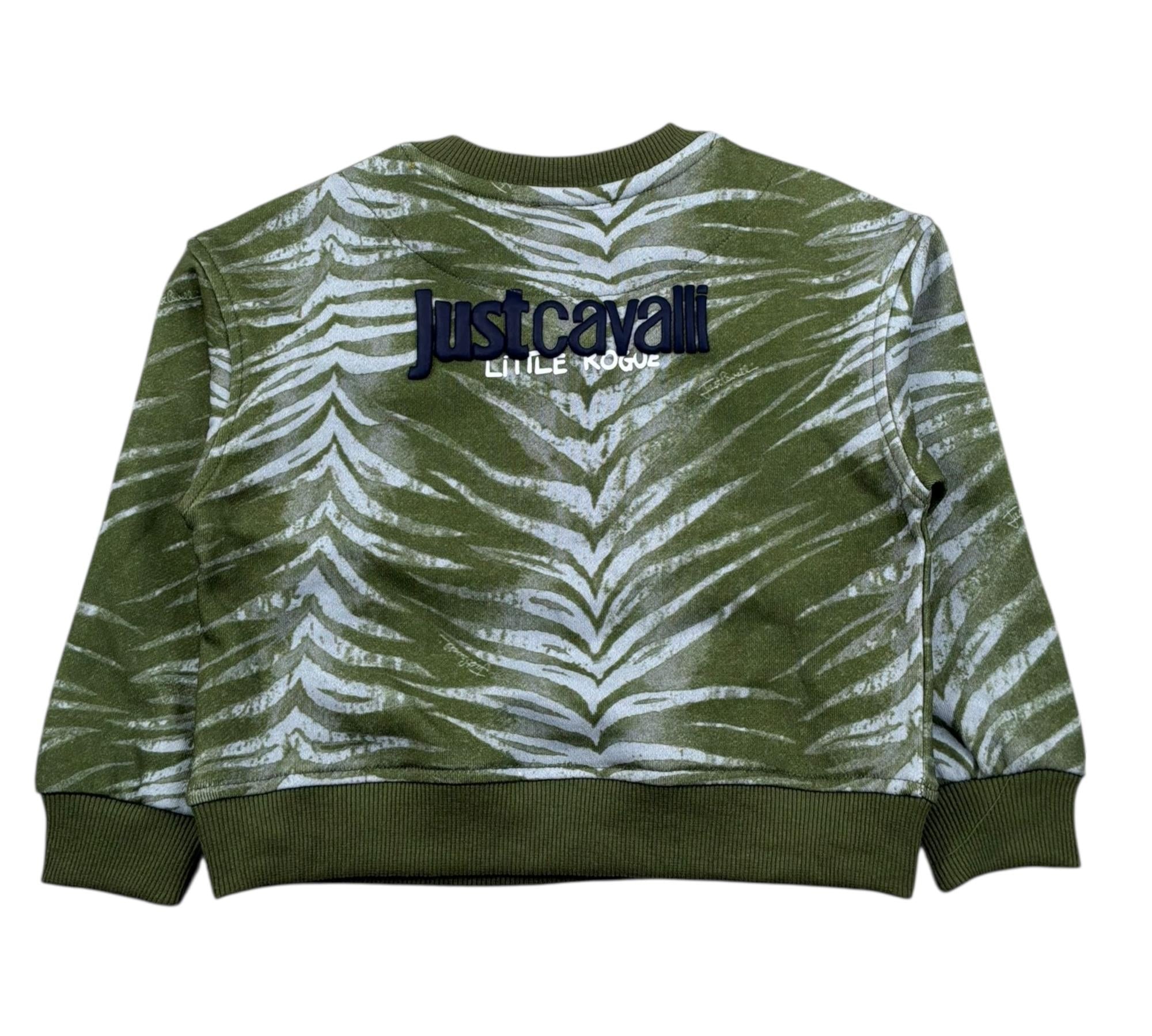 Just Cavalli Felpa Chiusa Fantasia  per Neonato JIP26079FE VERDE JUST CAVALLI 