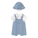 Mayoral Completo 2 Pezzi Pagliaccetto-Cappello per Neonato 1605 BLU MAYORAL 
