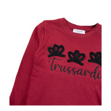 TRUSSARDI felpa chiusa girocollo tinta unita Rosso per Bambino TGA25107 ROSSO TRUSSARDI 