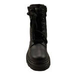TWINSET stivali tinta unita cn lacci Nero per Bambina 232GCJ04 NERO TWINSET 