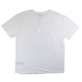 Balmain T-Shirt Girocollo Tinta Unita Con Stampa In Contrasto