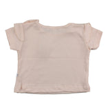 Bamboom+Babies T-Shirt Girocollo Tinta Unita Con Rouches