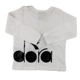 Diadora Shirt Girocollo Tinta Unita Con Stampa Logo Glitterata
