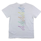 Diadora T-Shirt Girocollo Tinta Unita Con Stampe Logo