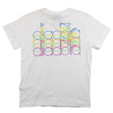 Diadora T-Shirt Girocollo Tinta Unita Con Stampe Logo In Contrasto