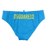 Dsquared2 Costume Tinta Unita Modello Slip Con Stampa Logo