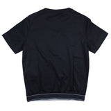 Emporio Armani T-Shirt Girocollo Tinta Unita Con Stampa Logo