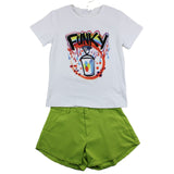 Fun & Fun Completo 2 Pezzi T-Shirt-Bermuda Bicolore