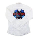 Iceberg Camicia Manica Lunga Tinta Unita Con Stampa Logo