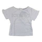Iceberg T-Shirt Girocollo Tinta Unita Con Logo