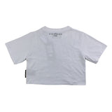 John Richmond T-Shirt Modello Crop Tinta Unita Con Stampa