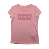 Levi'S T-Shirt Girocollo Tinta Unita Con Stampa Logo