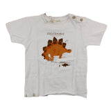 Mapero T-Shirt Girocollo Tinta Unita Con Stampa Dinosauro