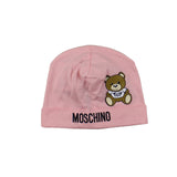 Moschino Cappello Tinta Unita Con Stampa Logo E Orso