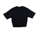 N°21 T-Shirt Girocollo Tinta Unita Con Nodo E Stampa Logo