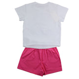 Twinset Completo Bicolore T-Shirt Con Stampa- Short