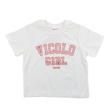 Vicolo T-Shirt Girocollo Tinta Unita Con Stampa Logo