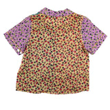 Zimmermann Camicia Mezza Manica Multicolor Con Stampa Floreale